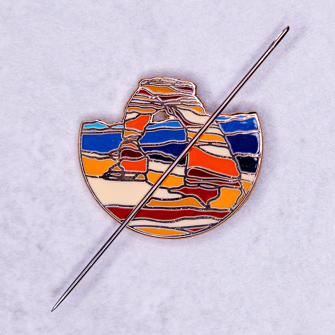 Delicate Arch enamel minder