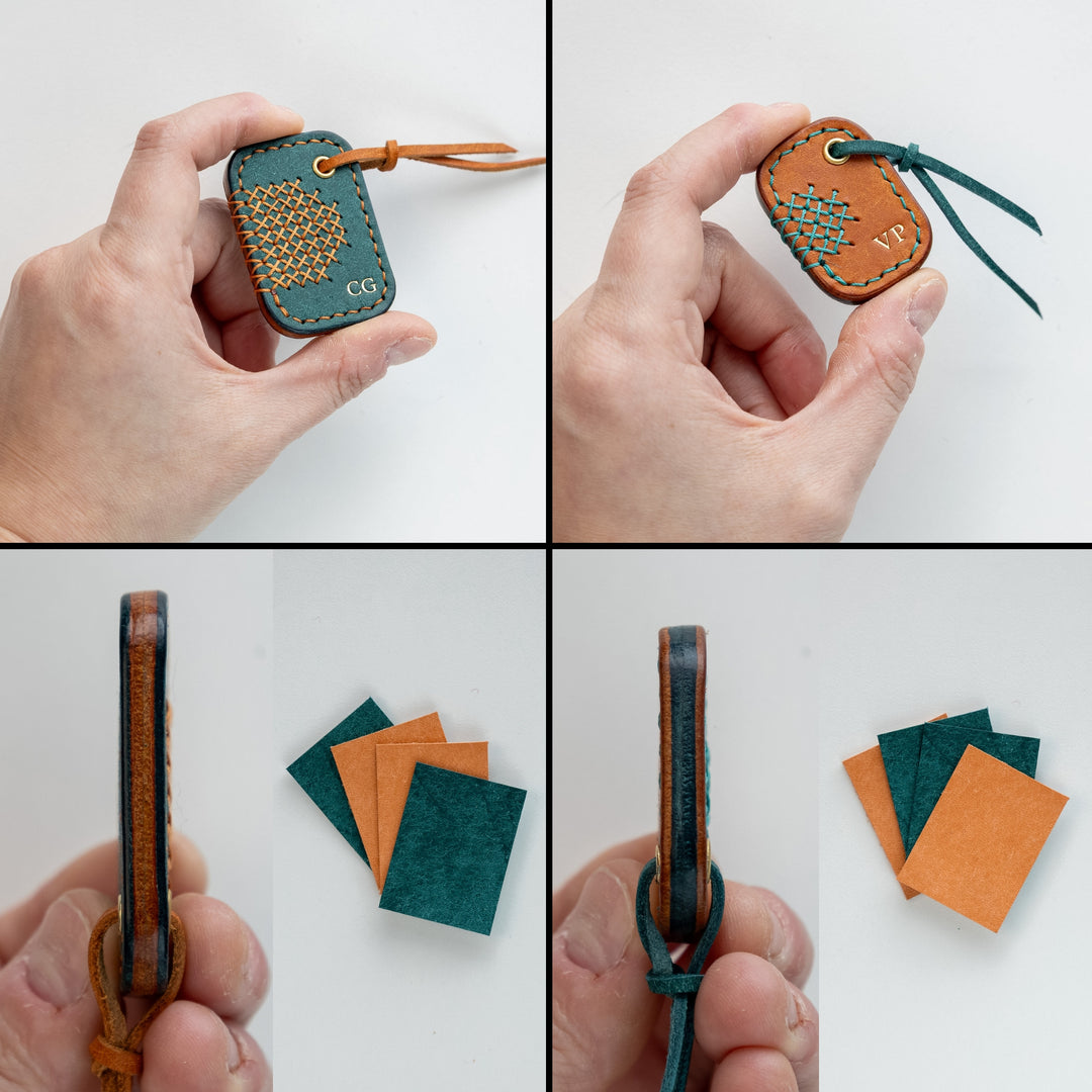 anxiety-friendly leather fidget