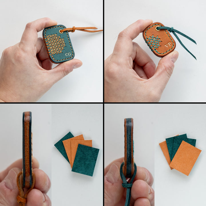 anxiety-friendly leather fidget