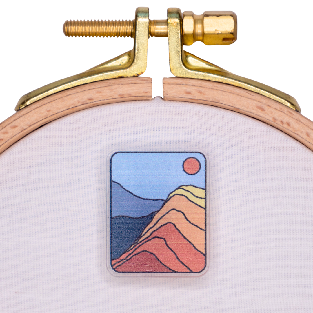 Backstitch Mountain Minder