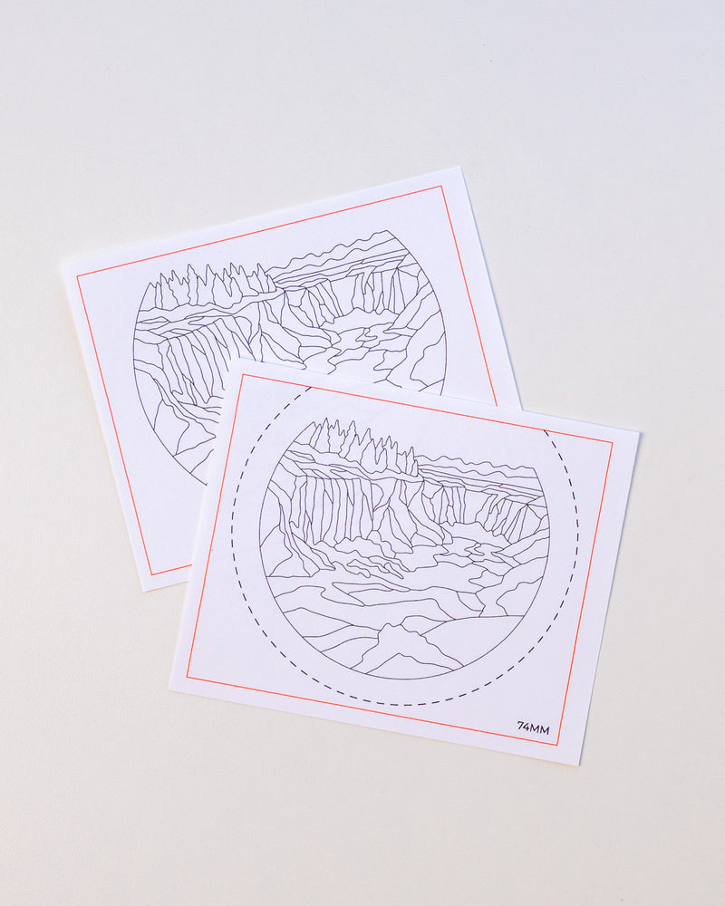 printed to size templates