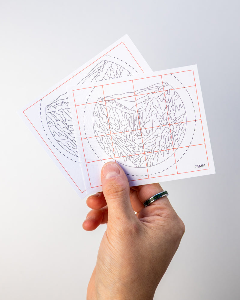 printed to size templates