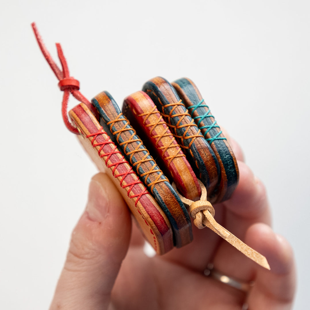 anxiety-friendly leather fidget