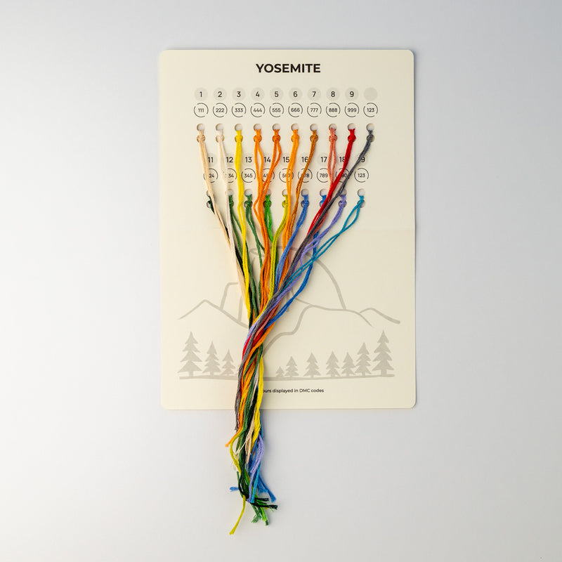 Full colour-matched thread kit