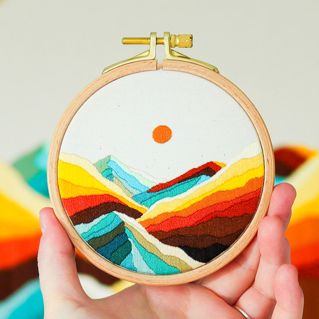Orange & Teal Mountains PDF