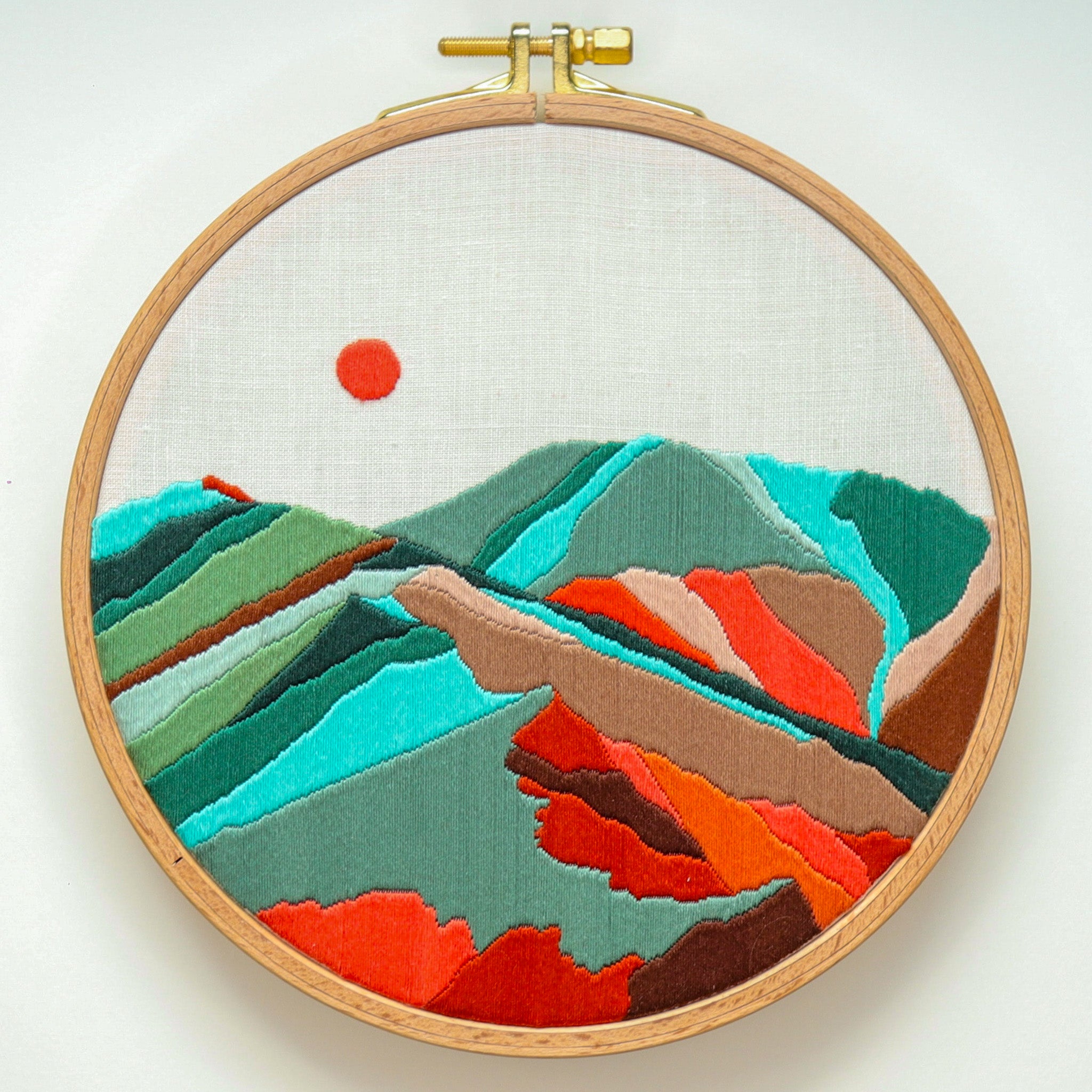 Mountain Ridge Pattern Mountain Ridge Embroidery Pattern – VIKASSPACE
